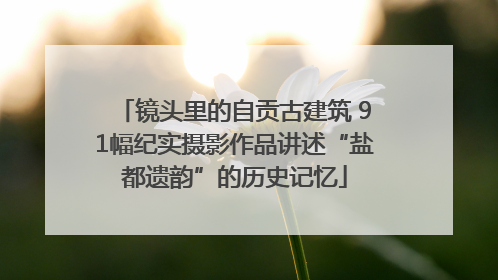 镜头里的自贡古建筑 91幅纪实摄影作品讲述“盐都遗韵”的历史记忆