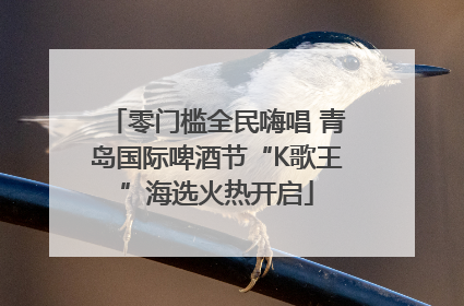 零门槛全民嗨唱 青岛国际啤酒节“K歌王”海选火热开启