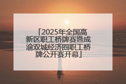 2025年全国高新区职工桥牌赛暨成渝双城经济圈职工桥牌公开赛开幕