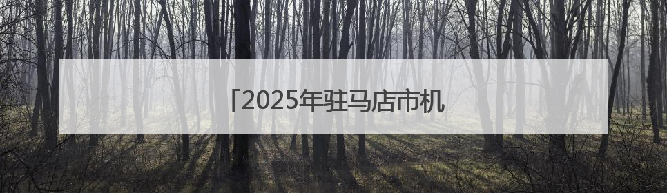 2025年驻马店市机关党的工作会议召开