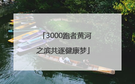 3000跑者黄河之滨共逐健康梦