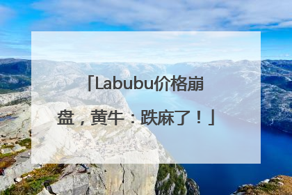 Labubu价格崩盘，黄牛：跌麻了！